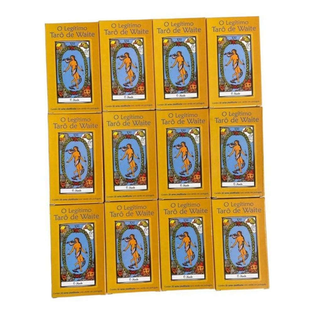 Box12 Tarot Baralho Marselha Waite 22 Cartas- Escolha Modelo