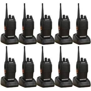 Kit 10 Rádio Comunicador Walk Talk Baofeng - Bf - 777S