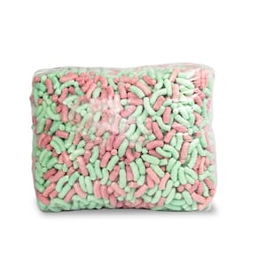 Flocos Proteção Biodegradável Rosa E Verde 30 Litros