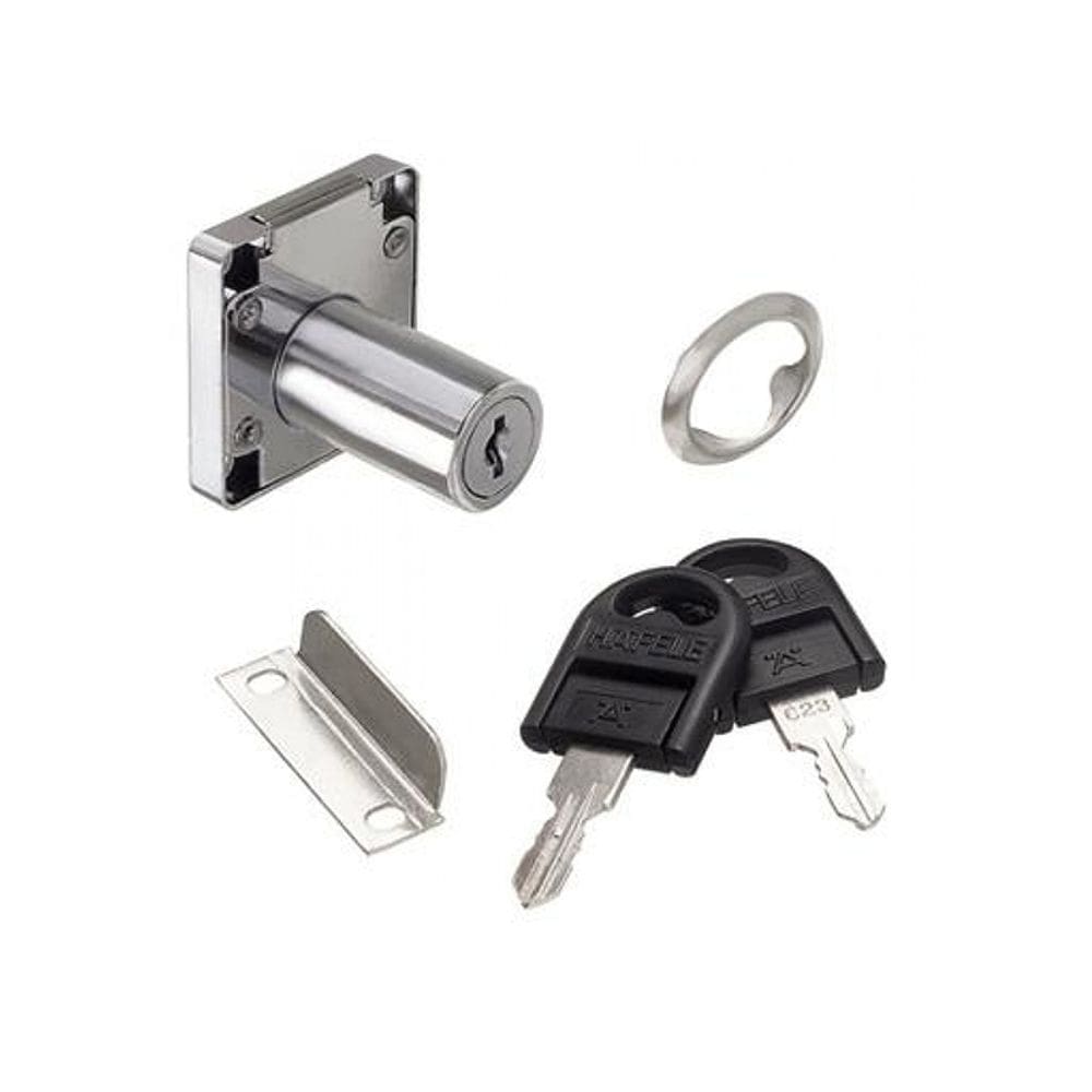 Fechadura Hafele 32Mm Niquelada Para Gavetas