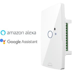 Interruptor Branco Smart Touch Wifi Google Alexa 1 Tecla