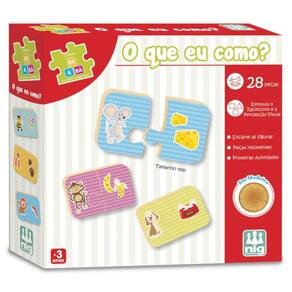 Brinquedo Jogo De Encaixe O Que Eu Como Nig Brinquedos 0411