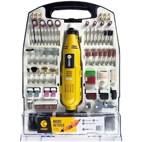 Micro Retífica Com 234 Acessórios E Maleta Charbs - 110V