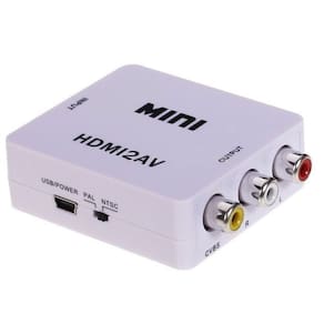 Adaptador Conversor Hdmi Para Rca Av Vídeo Tv Lcd Pc Ps3 Dvd