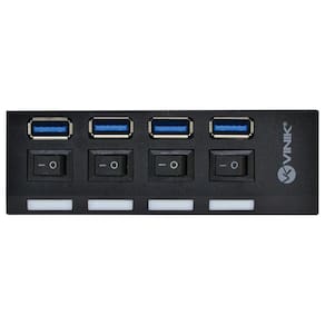 Hub USB 3.0 4 Portas Ativas - Ideal para Laptop
