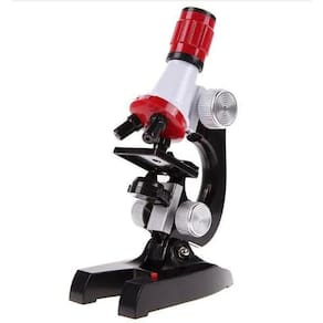 Microscópio Ciências 1200x - Caixa Plástica Durável - 8 Anos