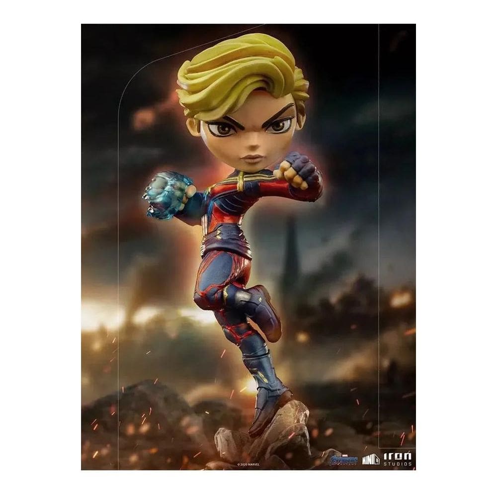 Estátua Captain Marvel Avengers: Endgame Minico Iron Studios