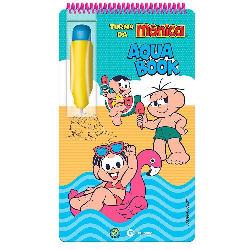 Livro Aquabook Turma Da Mônica