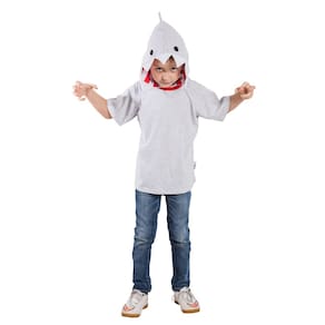 Camiseta Infantil Tubarão Superdivertida em Malha de Algodão
