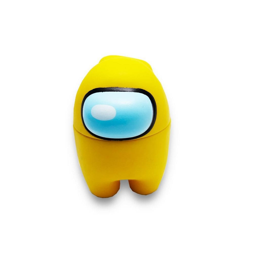 Among Us Boneco Vinil O Impostor - Amarelo Classic