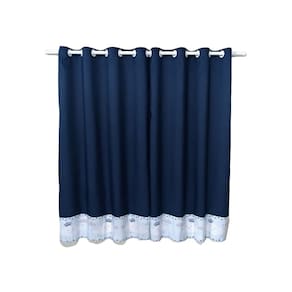Cortina Chuva De Amor Quarto Azul Marinho Principe 2,60X1,70