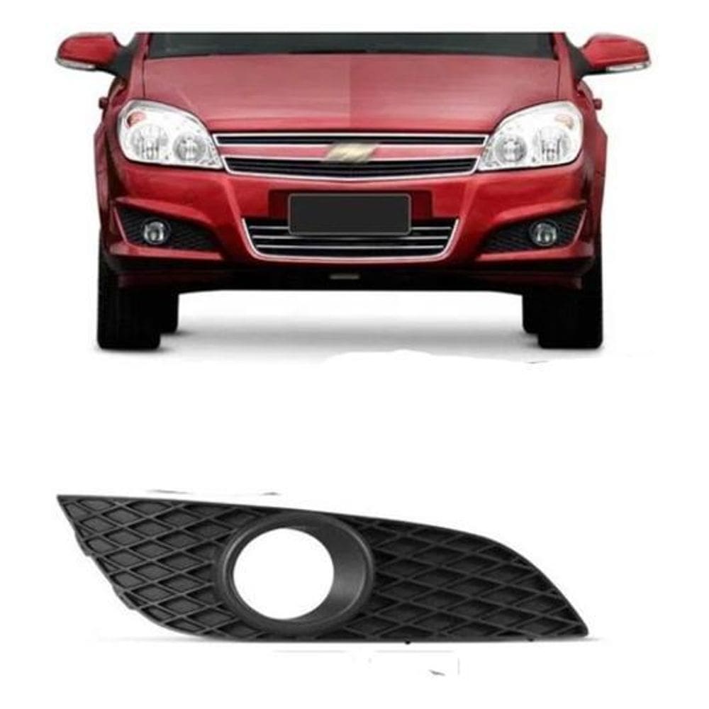 Grade Moldura Farol Milha Vectra 2009 Com Furo