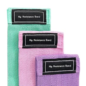 Kit De 3 Faixas Elásticas Exercícios 3 Níveis De Resistência