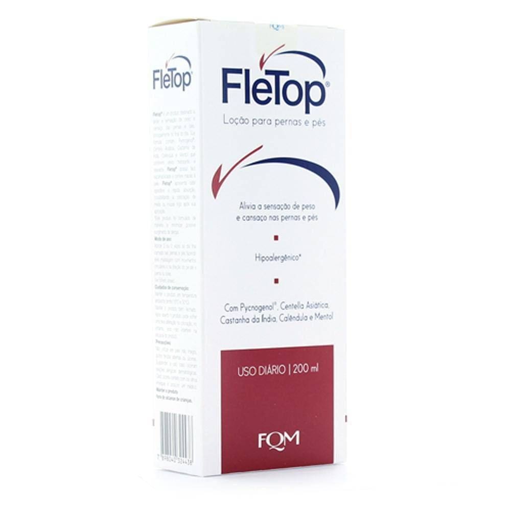 Fletop Loção Hidratante Para Pernas E Pés 200ml