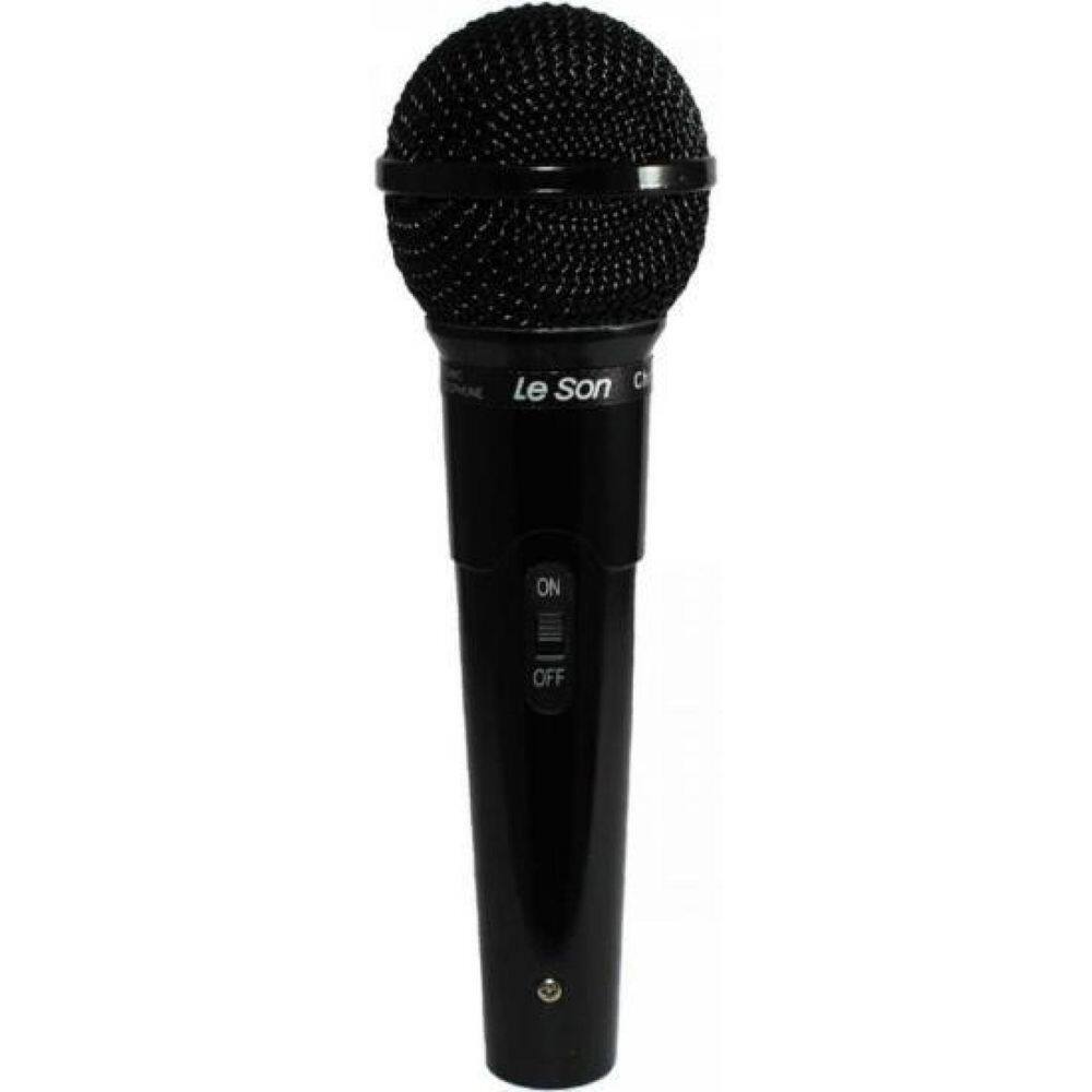 Microfone Dinâmico Cardioide Mc200 Preto Leson