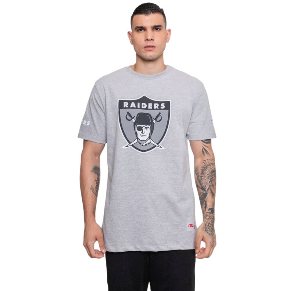 Camiseta Mitchell & Ness Masculina Las Vegas Raiders Team