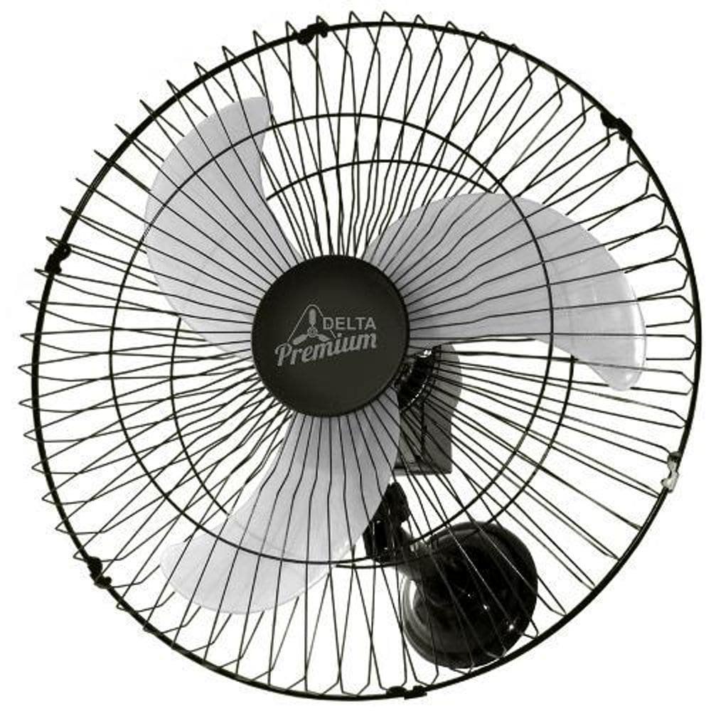 Ventilador Parede Preto 60cm Bivolt - Venti Delta
