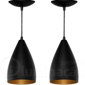 Luminária Pendente Inove Iluminação Alumínio 23,5cm 15,5cm
