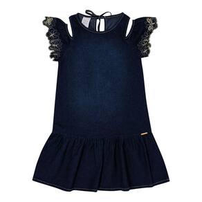 Vestido Infantil Menina - Indigo Escuro - 50722-1113