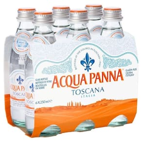 Pack 6 Und Água Mineral Acqua Panna Natural  250Ml