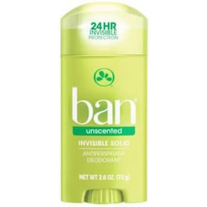 Desodorante Sólido Sem Perfume Ban 73G