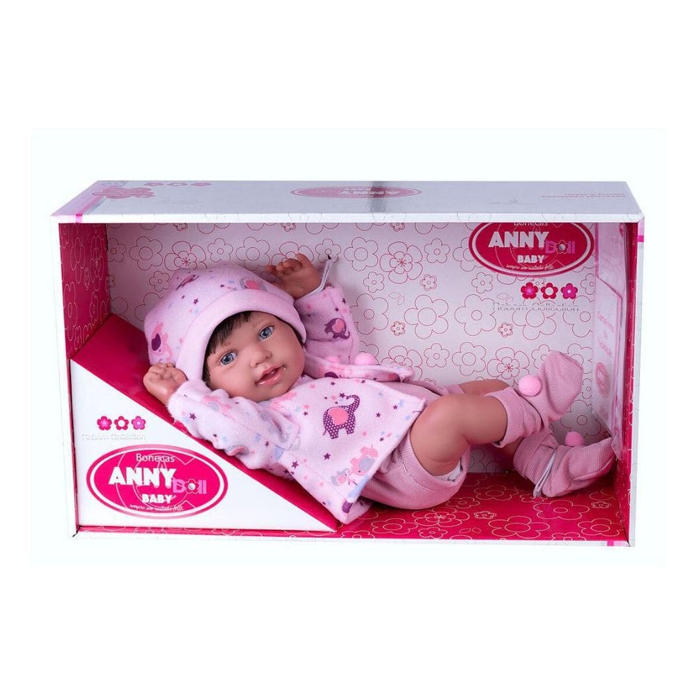 Boneco Anny Doll Baby Menina Reborn Cotiplás