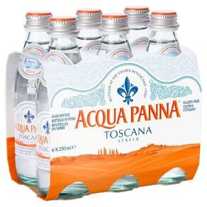 Pack 6 Und Água Mineral Acqua Panna Natural  250Ml