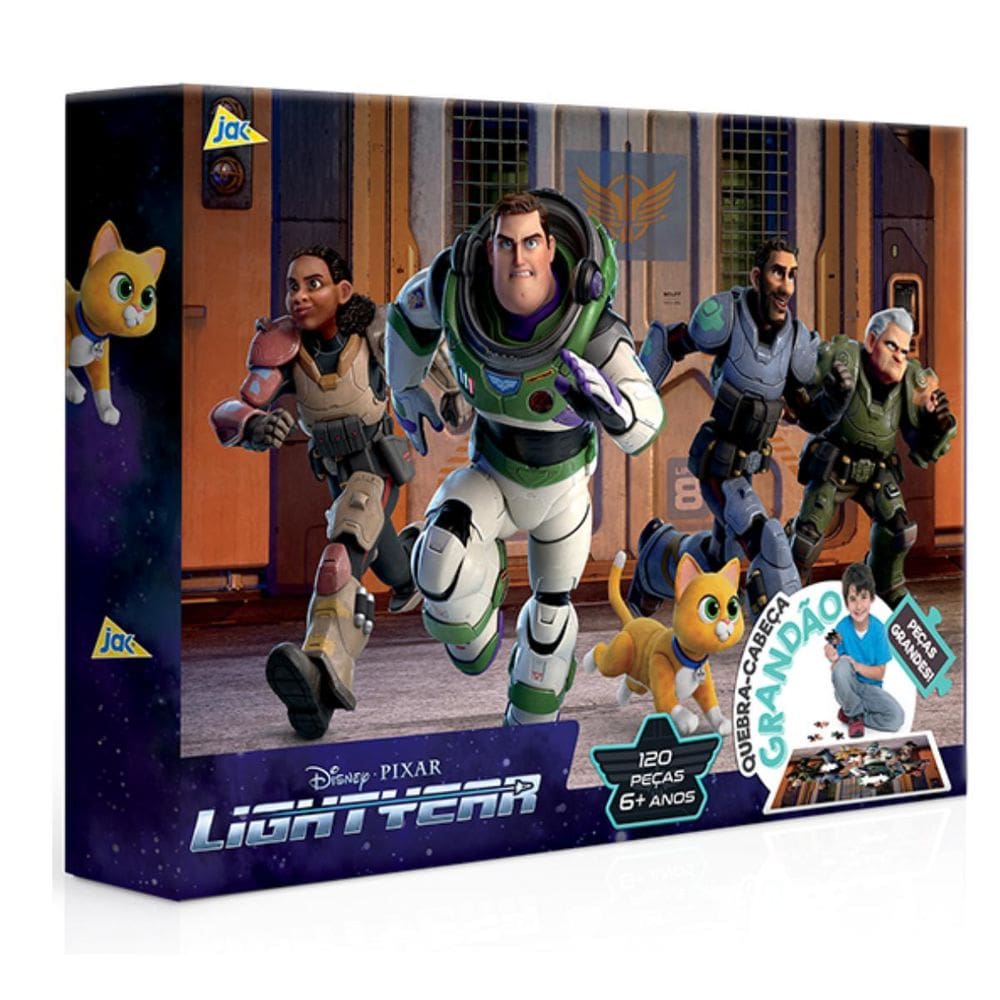 Quebra Cabeça Puzzle Grandão 120 Peças Filme Buzz Lightyear
