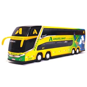 Brinquedo Miniatura Ônibus Viação Amarelinho 30Cm G7 1800Dd