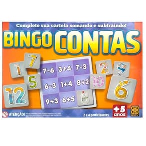 Jogo Bingo Contas Grow - Aprenda somas e substituições