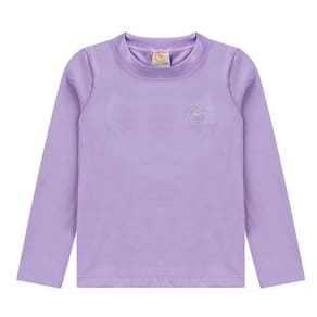 Camiseta Praia Infantil Proteção UV Lilás Costão