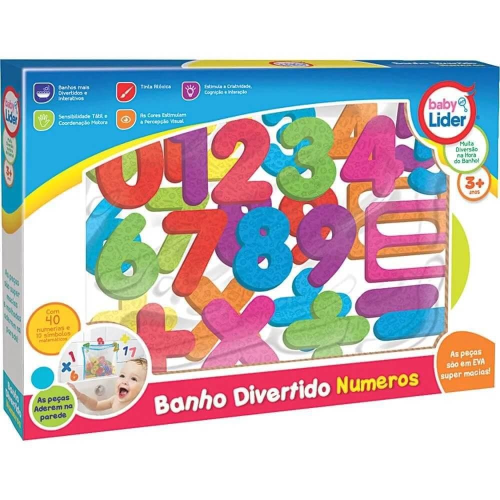 Banho Divertido De Números - Lider