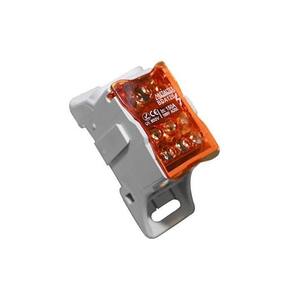 Bloco Distrib. Modular 150A 7 Terminais Bda125 Metaltex