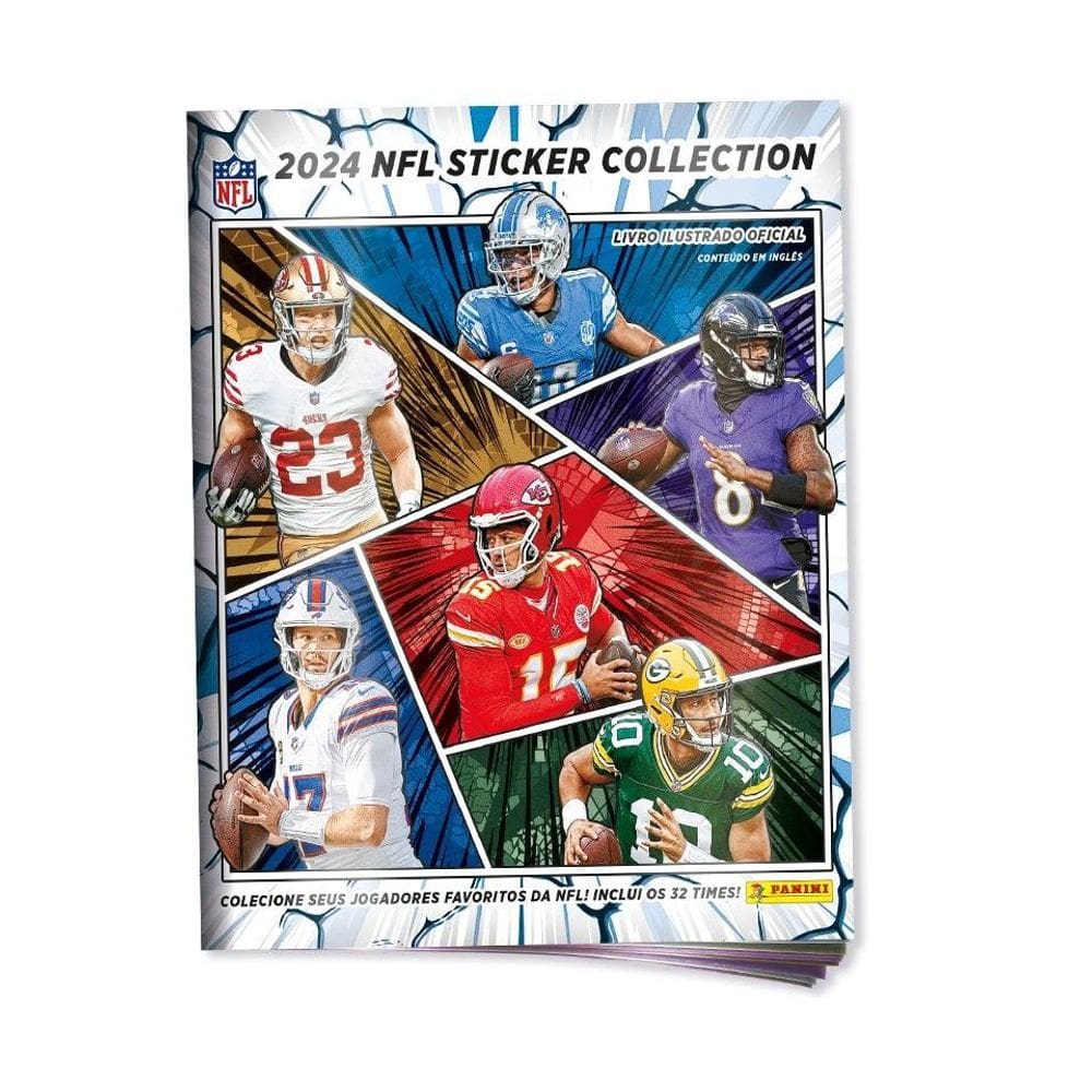 NFL FOOTBALL 2025 -  Álbum Capa Cartão