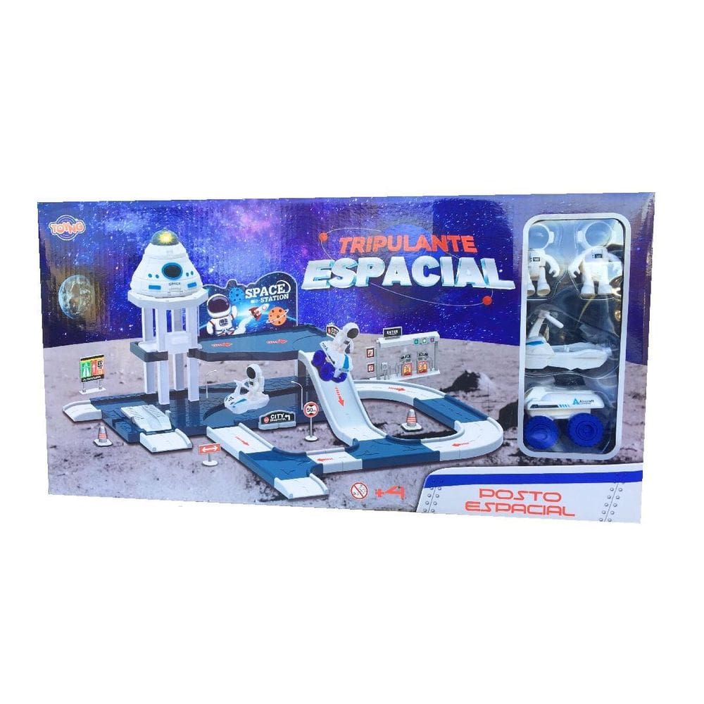 Kit Espacial Completo Com Luz Posto Espacial 45957 Toyng