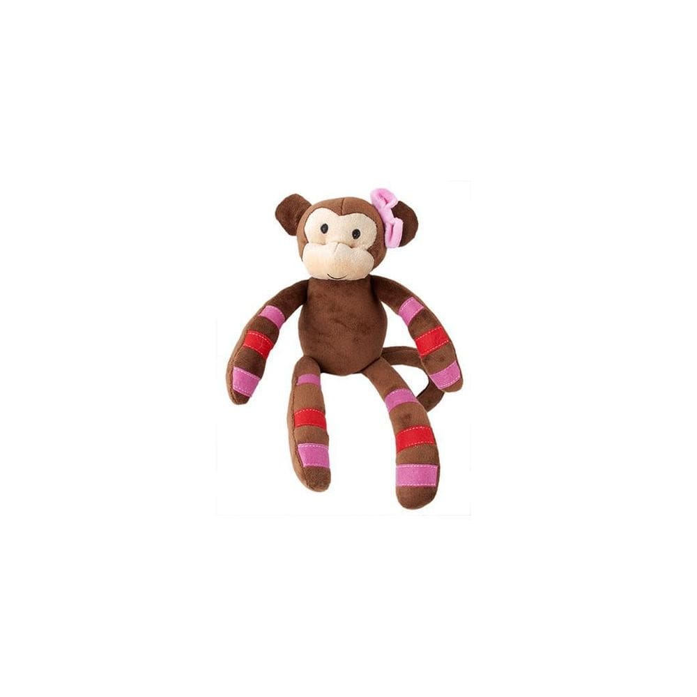 Macaca De Pelúcia Mima Marrom 41 Cm Antialérgica