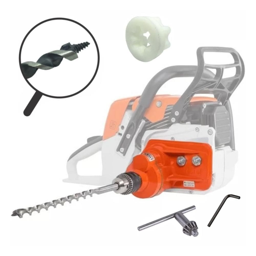 Furadeira Mourão para Motosserra Stihl MS172 MS182 MS212 Bristol