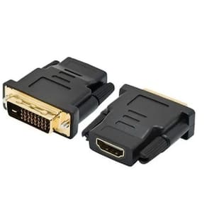 Conector Adaptador Dvi X Hdmi Fêmea 24+1 Banhado