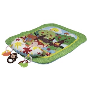 Tapetinho Ginásio Infantil Com Almofada Verde Kababy