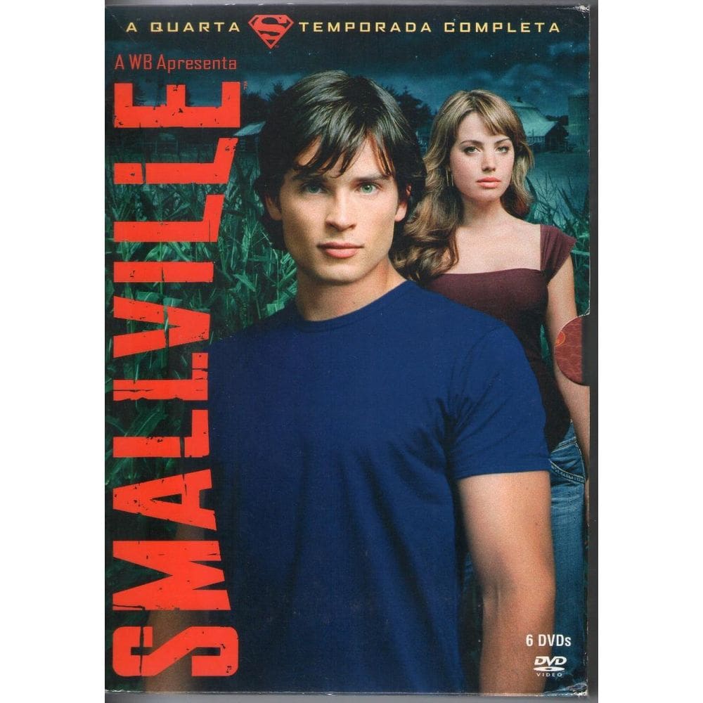 DVD Smallville 4ª Temporada - Warner - 952 min - PT/EN/ES