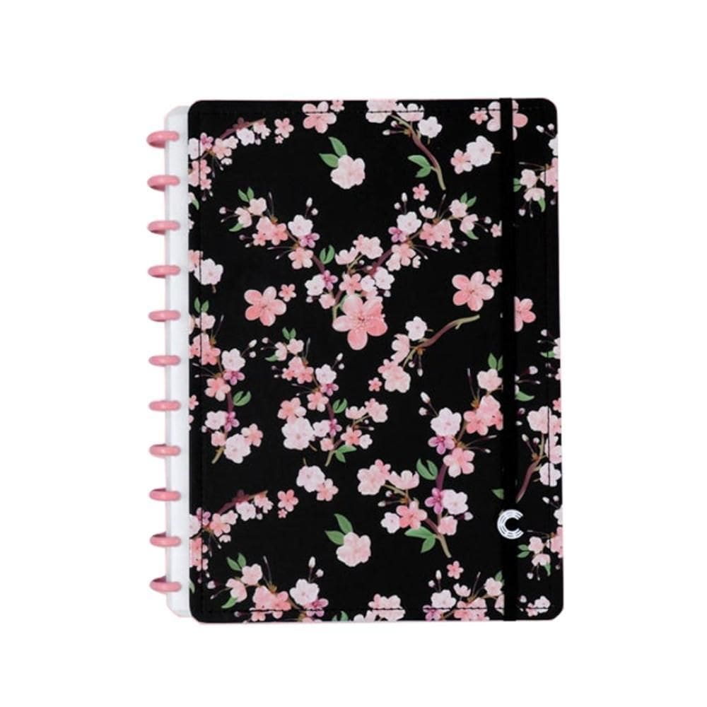 Caderno Inteligente Disco A5 Gocase Classical Rose Black