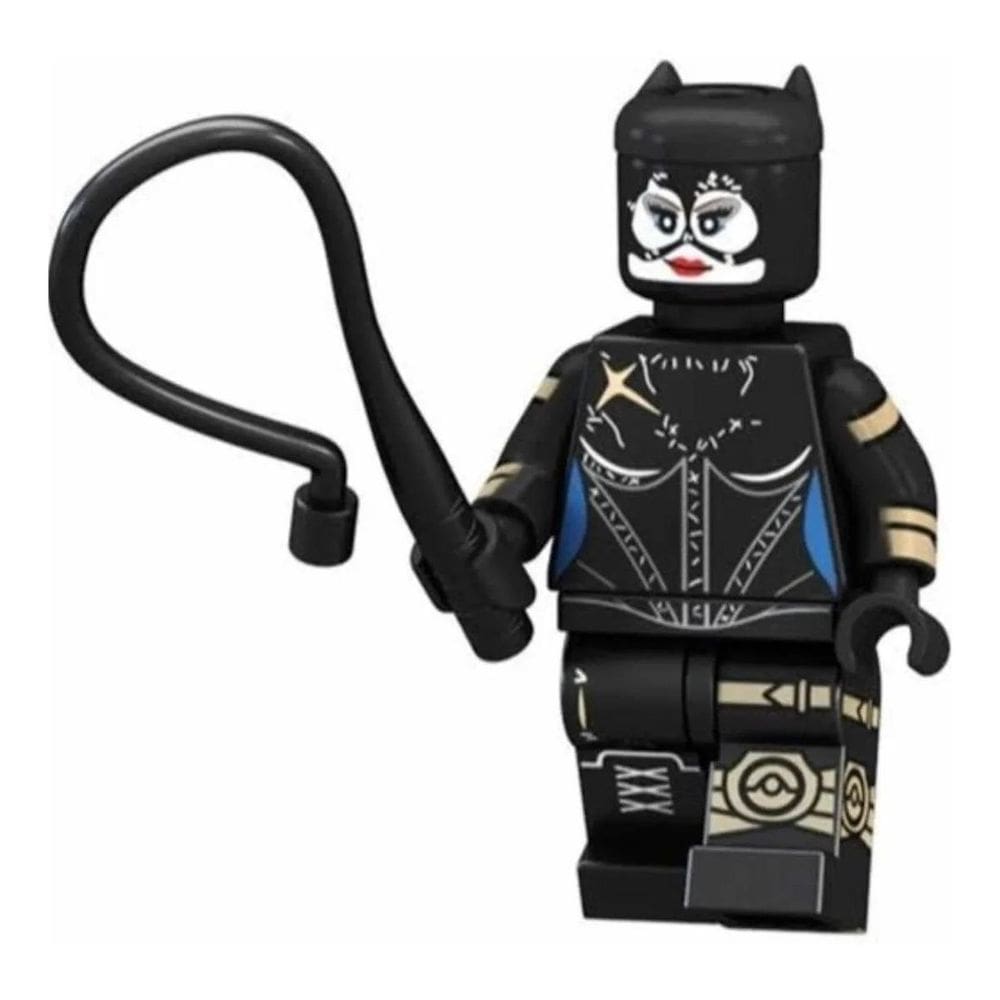 Boneco Blocos De Montar Mulher Gato Batman