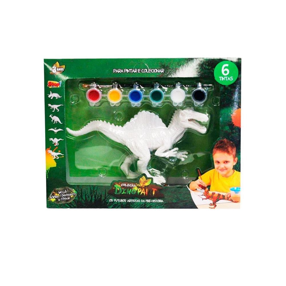 Brinquedo Dinossauro Paint Spinossauro Colorir Zoop Toys