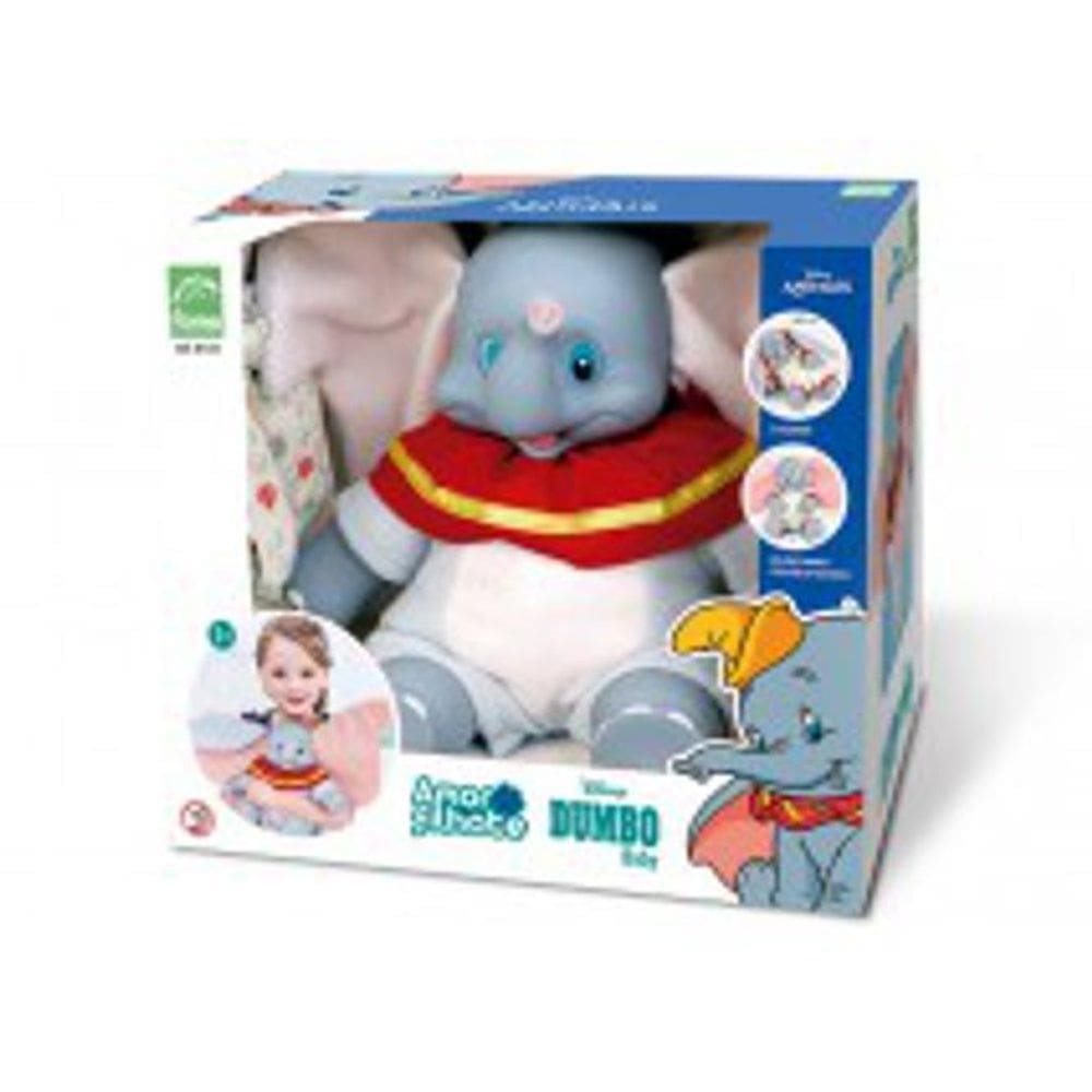 Coleção Amor De Filhote Dumbo - Boneco Vinil 5172 - Roma