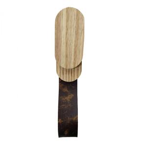 Gancho Pinus Oblongo Duplo Com Courino Rajado