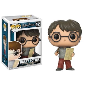 Boneco Funko Pop Harry Potter com Mapa do Maroto