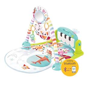 Tapete de Atividades com Piano e Bluetooth Maxibaby - Azul