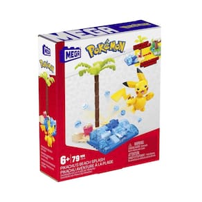 Pokémon Blocos Montar Pikachu Aventura Na Praia Mega