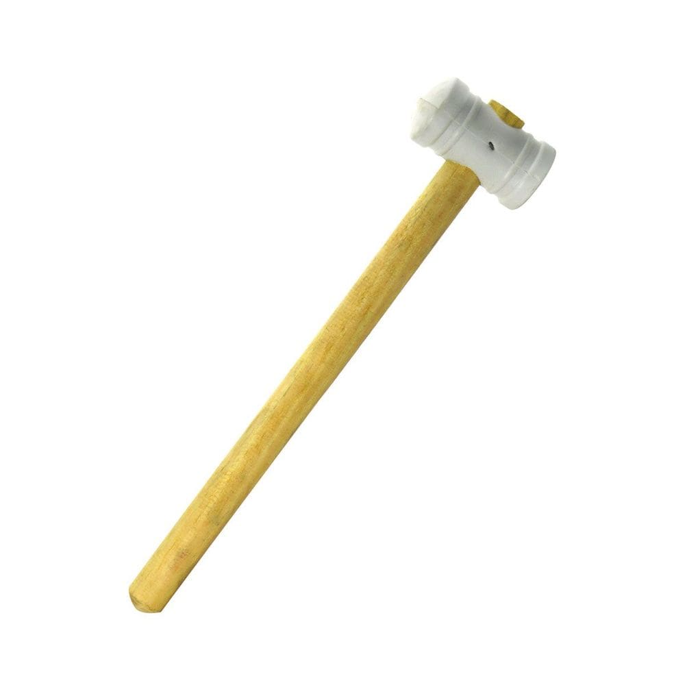 Martelo De Borracha Para Azulejista 38Mm Branco Eda