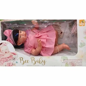 Boneca Bebê Reborn Menina Bee Baby